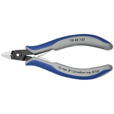 KNP7942125ZESD image(0) - KNIPEX 5" PRECISION DIAGONAL CUTTERS-COMFORT GRIP