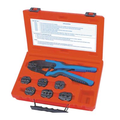 SGT18960 image(0) - SG Tool Aid QUICK CHANGE RATCHETING TERMINAL CRIMPING KIT