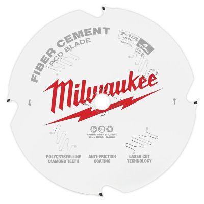 MLW48-40-7000 image(0) - Milwaukee Tool 7-1/4" PCD/Fiber Cement Circular Saw Blade