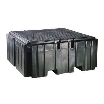 NPGPAK735-BK-WD image(0) - PIG Poly IBC Tote Spill Containment Pallet