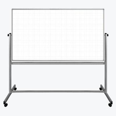 LUXMB7240LB image(0) - 72 x 40 Mobile Double-Sided Grid Board