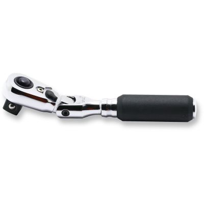 KKN3774PL image(0) - Ko-ken USA 1/4" Body 3/8" Sq. Dr. Ratchet Handle 72 teeth Flexible Head Length 114mm Quick Release Z-series