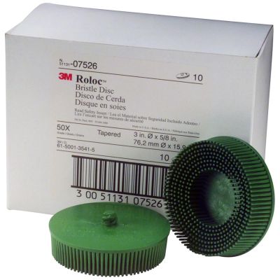 MMM7526 image(0) - 3M DISC ROLOC BRIS 50GR 3" 10/BOX GREEN