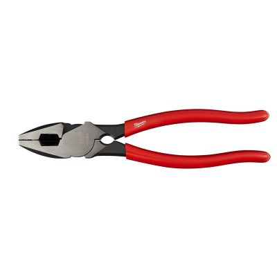 MLW48-22-6503 image(0) - Milwaukee Tool High-Leverage Lineman's Pliers with Thread Cleaner