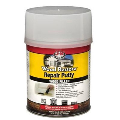 JBW40004 image(0) - J B Weld J-B Weld 40003 Wood Restore Repair Putty - 0.8 qt.