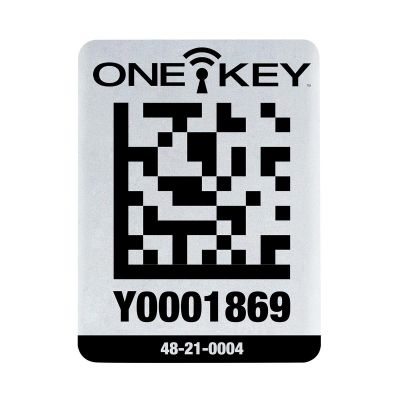 MLW48-21-0004 image(0) - ONE-KEY Asset ID Tag &hyphen; Lg. Metal Surface
