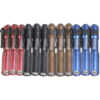 STL99319 image(0) - Streamlight 12 Pack of MicroStream USB Penlights with Clip Strip Display