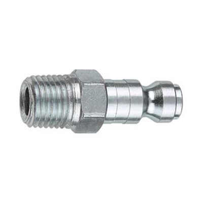 AMFCP1-03-10 image(0) - Amflo 1/4" Coupler Plug with 3/8 Male Threads Automotive T Style- Pack of 10