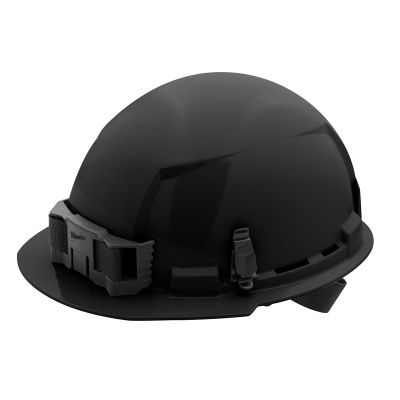 MLW48-73-1110 image(0) - Black Front Brim Hard Hat w/4pt Ratcheting Suspension - Type 1, Class E