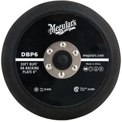 MEGDBP6 image(0) - Meguiar's Automotive Soft Buff DA Polisher Backing Plate (6