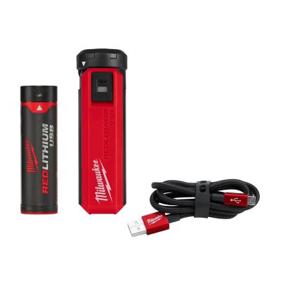 MLW48-59-2013 image(0) - Milwaukee Tool REDLITHIUM USB Charger & Portable Power Source Kit