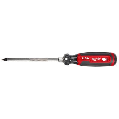 MLWMT219 image(0) - Milwaukee Tool #3 Square 6" Cushion Grip Screwdriver (USA)