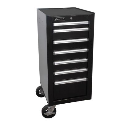 HOMBK08018070 image(0) - Homak Manufacturing 18IN H2Pro Series 7-Drawer Side Cabinet, Black