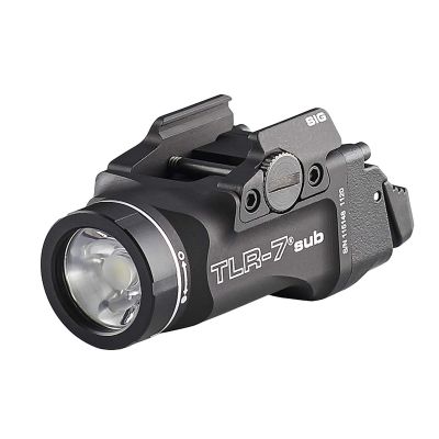 STL69401 image(0) - Streamlight TLR-7 sub Tactical Rail Mounted Light for SIG SAUER P365 and P365 XL Closed Rail Systems Subcompact Handguns - Black