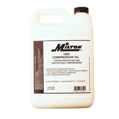 MIL1002 image(0) - Milton Industries Compressor Oil, Conventional, 1 Gallon