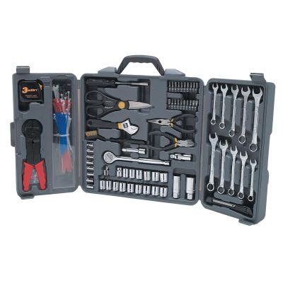 WLMW1519 image(0) - Wilmar Corp. / Performance Tool TOOL SET 265PC TRI-FOLD W/CABLE TIES
