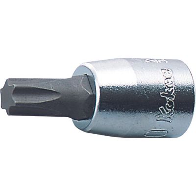 KKN2025.28-T25 image(0) - Ko-ken USA 1/4 Sq. Dr. TORXÂ® T25 Bit Socket - Length 28mm