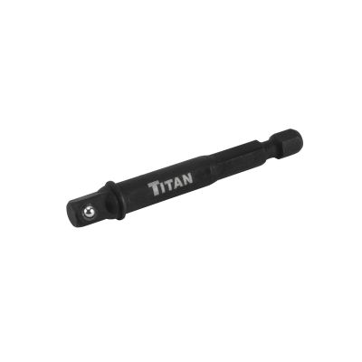 TIT85540 image(0) - Titan 10 pk. 1/4 in. Dr. 2-1/2 in. Socket Adapter