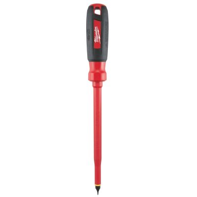MLW48-22-2224 image(0) - Milwaukee Tool 3/8" Slotted - 10" 1000V Insulated Screwdriver