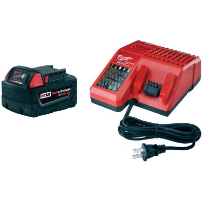 MLW48-59-1850 image(0) - Milwaukee Tool M18 REDLITHIUM XC5.0 Starter Kit