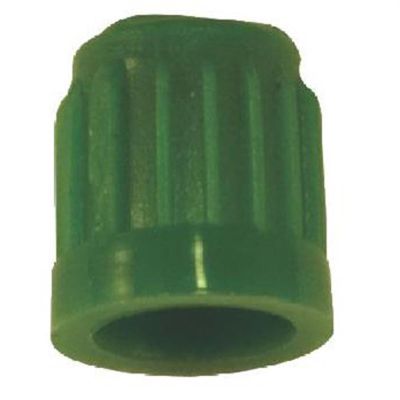 MIL438 image(0) - Milton Industries Plastic Dome Cap, Green, Box 100