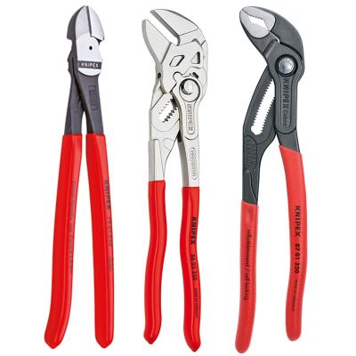 KNP9K0080117US image(0) - KNIPEX 3 PC 10" Pliers Set