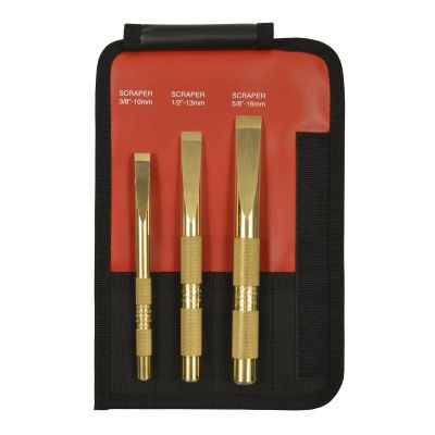 MAY81408 image(0) - Mayhew Buy 67001 3 PC Brass Scraper Set, 67003 5 PC Brass Drift Punch Set, and 61363 4 PC X-Long Brass Punch Set and get 67008 12 PC Brass Pin Punch Set (SAE) Free