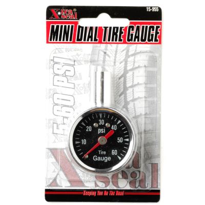 XSL15-955 image(0) - X-tra Seal MINI DIAL TIRE GAUGE, CARDED