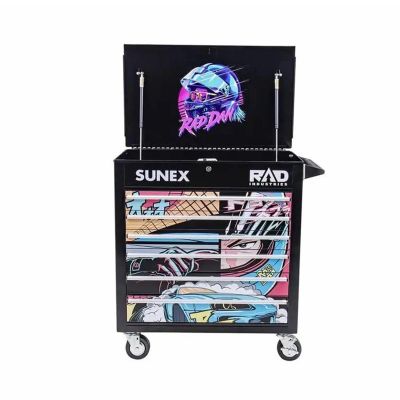 SUN8057RADDAN image(0) - Sunex Premium Full Drawer Service Cart - Rad Dan