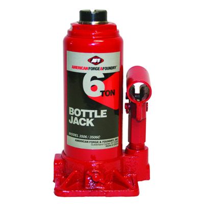 INT3506C image(0) - American Forge & Foundry AFF - Bottle Jack - 6 Ton Capacity - Manual - Heavy Duty - w/ Case