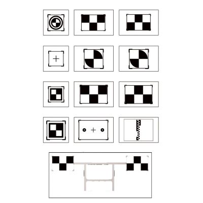 AULLDWTARGET1 image(0) - Autel ADAS Lane Departure Package 1 : Lane Departure Warning Calibration Expansion Package 1