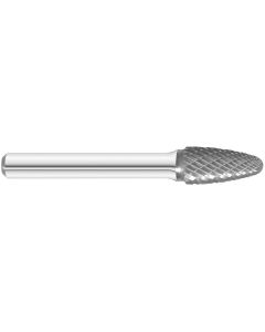 KnKut KnKut SF-3 Round Tree Cut Carbide Burr 3/8" x 3/4" x 2-1/2" OAL with 1/4" Shank