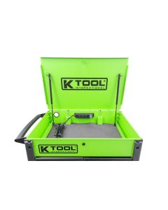 KTI75121 image(11) - K Tool International Service Cart 35 in. Premium 4 Drawer 500 lb. (Matte Neon Green)