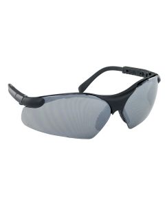 SAS541-0003 image(0) - SAS Safety Sidewinders Safe Glasses w/ Black Frame and Silver Mirror Lens in Polybag