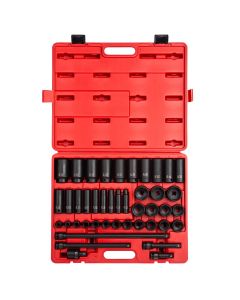 SUN2568 image(0) - Sunex 43-Piece 1/2 in. Drive Fractional SAE