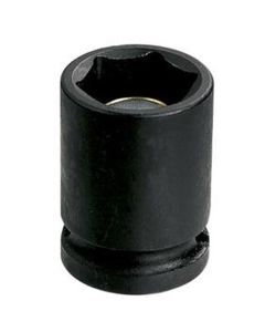 Grey Pneumatic SOC 15MM 1/2D IMP MAG 6PT BLK