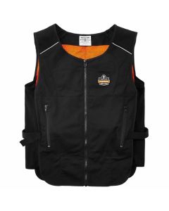 ERG12125 image(0) - Ergodyne 6255 L/XL Black Lightweight Phase Change Cooling Vest