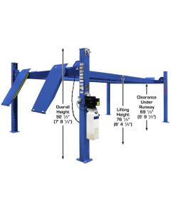 ATEAP-PVL14-FPD image(7) - Atlas Equipment Platinum PVL14 ALI Certified 14,000 lb. Capacity 4-Post Lift