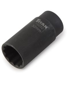 TITAN 32MM 1/2" DR 12PT AXLE NUT SKT