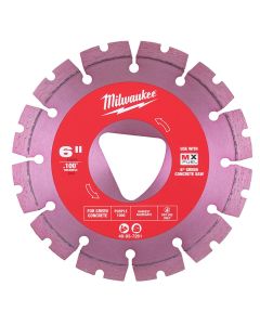 MLW49-93-7261 image(0) - Milwaukee Tool Purple 6&rdquo; x .100&rdquo; Diamond Blade for Green Concrete