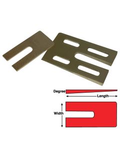 SPP10634 image(0) - Specialty Products Company MA BZ SHIMS 3.5x6.25x2 DEG (6)