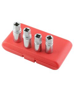 KTI23800 image(0) - K Tool International Stud Remover Set 4 pc 1/2 in. Dr SAE