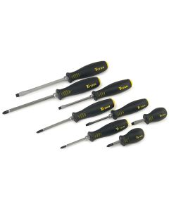 TIT17208 image(0) - TITAN SCREWDRIVER SET 8PC