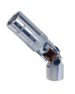 SRRSRSP58 image(0) - S.U.R.&R. 3/8&rdquo; Drive 5/8" Spring-Return Spark Plug Socket Set makes spark plug removal/replacement easier and faster