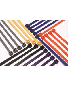 The Best Connection 7.5" UV Black Nylon Tie