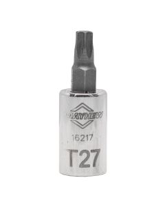 MAY16217 image(1) - Mayhew Mayhew T27 Torx&reg; Short Insert Socket Bit, 1/4-Inch Drive