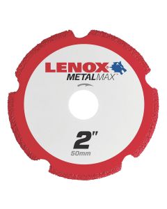 LEX1972917 image(0) - Lenox Tools LENOX Metal Max DIAM CUTOFF WHEEL DG 2" X 3/8"