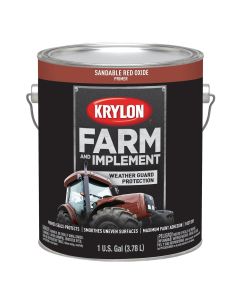 DUP1982 image(0) - Krylon Sandable Red Oxide Primer 128 oz. Gal