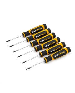 KDT80056H image(0) - GearWrench 6 Pc. Torx&reg; Mini Dual Material Screwdriver Set