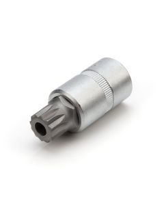 JSP95647 image(0) - J S Products 16mm 1/2-Inch Drive 12-Point Triple Square Tamper-Proof Transmission Drain Plug Bit Socket